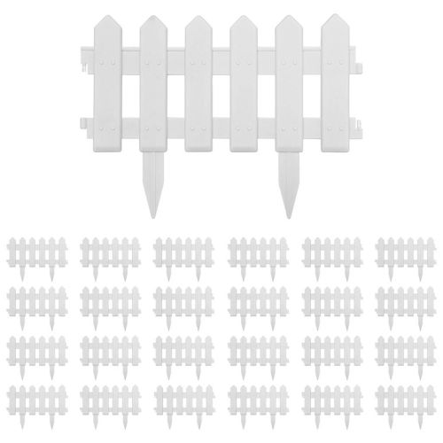 Кантове за тревни площи, 25 бр, бели, 10 м, PP