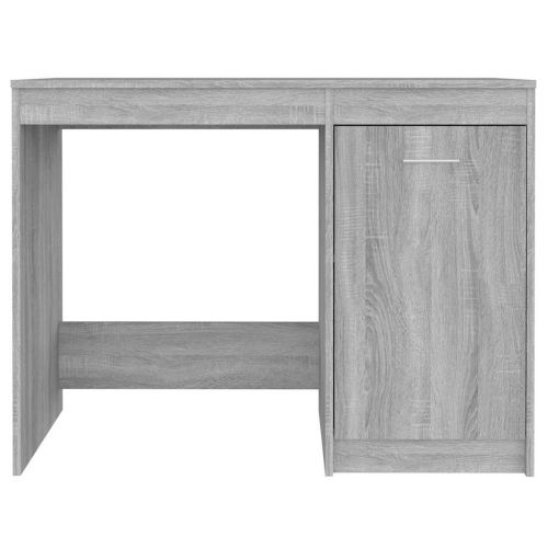 Бюро, сив сонома, 100x50x76 см, инженерно дърво