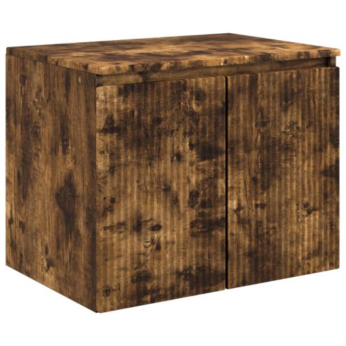Стенно Баня Кабинет Опушен дъб 62,5 x 44,5 x 50 см