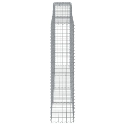 Габионни кошници арка 2 бр 400x50x200/220 см поцинковано желязо