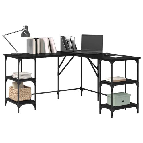 Бюро Черния дъб 139 x 139 x 75 см Инженерна дървесина