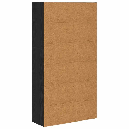 Самостоятелен шкаф за книги 80 x 30 x 152 см Черния дъб