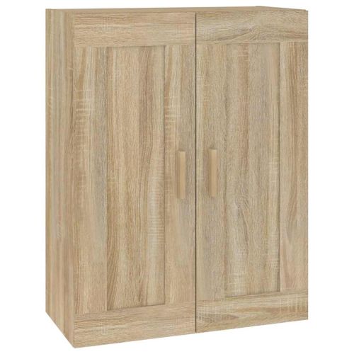 Стенен шкаф, сонома дъб, 69,5x32,5x90 см, инженерно дърво