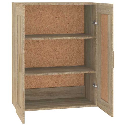 Стенен шкаф, сонома дъб, 69,5x32,5x90 см, инженерно дърво