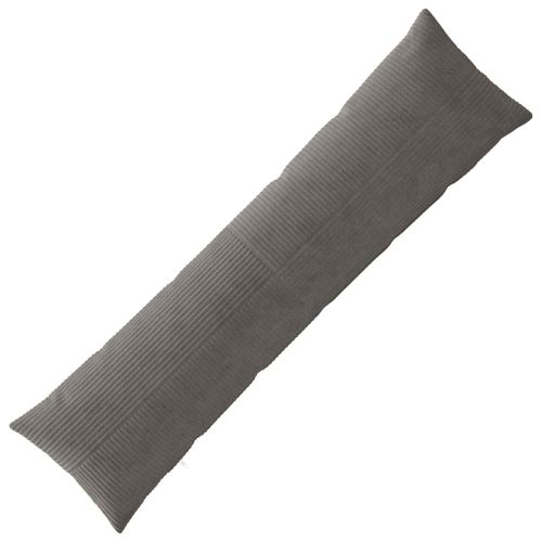 Калъфка за възглавница ALMELO Тъмносиво 40 x 145 см кордурой