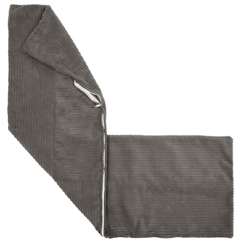 Калъфка за възглавница ALMELO Тъмносиво 40 x 145 см кордурой