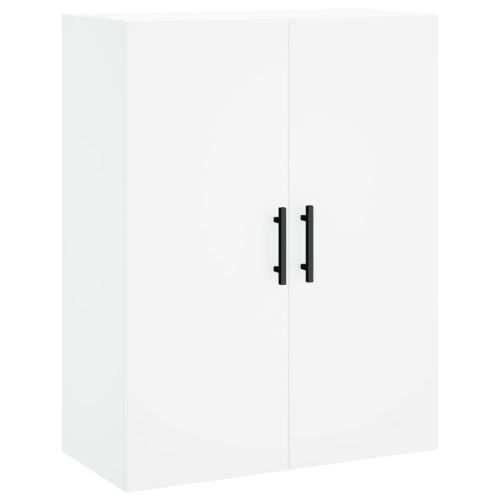 Стенен шкаф бял 69,5x34x90 см