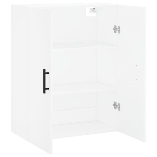 Стенен шкаф бял 69,5x34x90 см