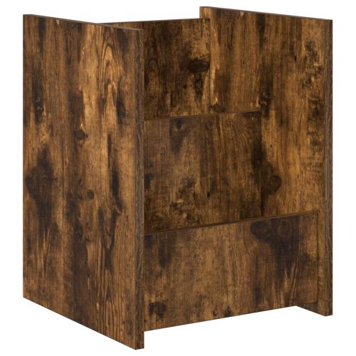 Етажерка за списания с рафт Димян дъб 35 x 35 x 45 см