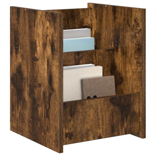 Етажерка за списания с рафт Димян дъб 35 x 35 x 45 см