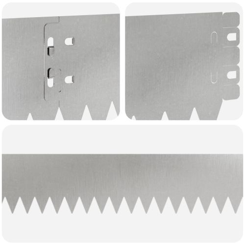 Ограда за трева 10 бр. 103 x 10 см Stainless Steel Сребристо