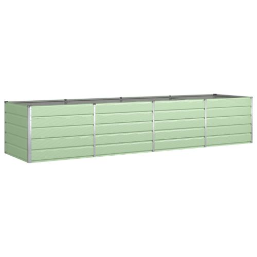 Кашпа Пастелно зелено 385 x 100 x 75 см Поцинкована стомана