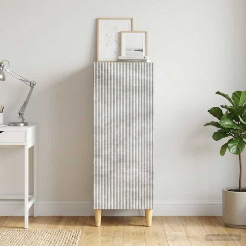 Служебен шкаф Бетонно сиво 33 x 34,5 x 90 см