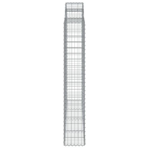 Габионни кошници арка 5 бр 200x50x180/200 см поцинковано желязо