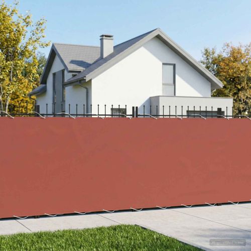 Прозорец за балкон 150 x 400 cm Тъкан с PU покритие Теракота