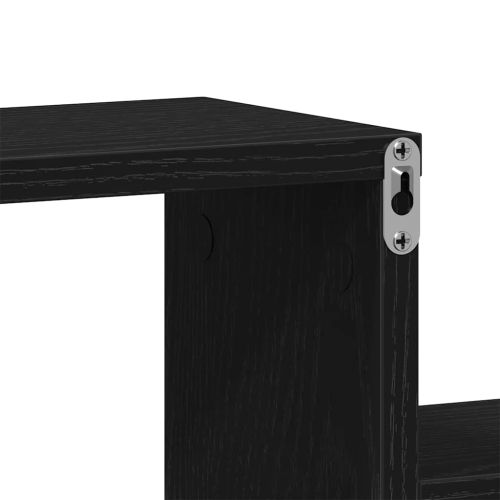 Стенен рафт Монтиране на стена Черния дъб 80 x 15 x 78,5 см