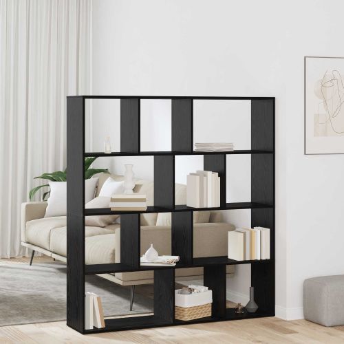 Шкаф за книги 12 нива 132 x 29 x 141,5 см Инженерна дървесина