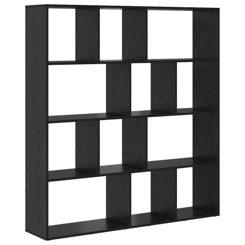 Шкаф за книги 12 нива 132 x 29 x 141,5 см Инженерна дървесина