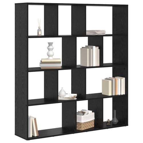 Шкаф за книги 12 нива 132 x 29 x 141,5 см Инженерна дървесина