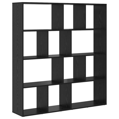 Шкаф за книги 12 нива 132 x 29 x 141,5 см Инженерна дървесина