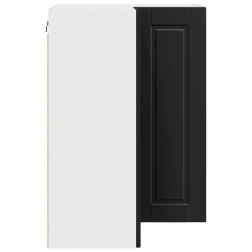 Стенно ъглово шкафче PORTO Черно 57 x 57 x 80 см