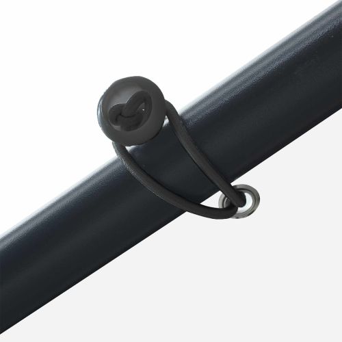Шатра 4 x 4 x 2,6 м Бяло Стомана и полиester 180 gsm