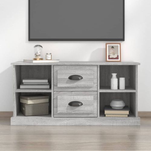 ТB шкаф, сив сонома, 99,5x35,5x48 см, инженерно дърво