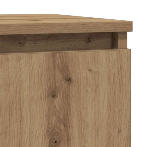 Бюфет с чекмеджета, дъб артизан 71x35x65 см Инженерна дървесина