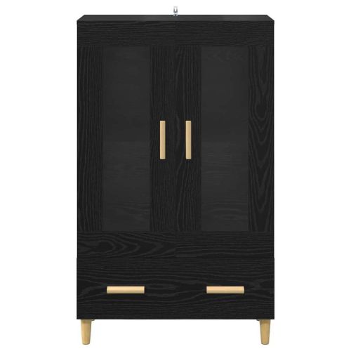Висок шкаф Черния дъб 70 x 31 x 115 см Инженерна дървесина