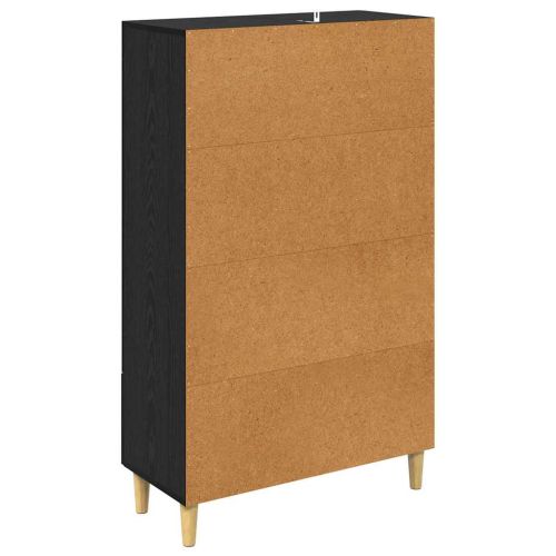 Висок шкаф Черния дъб 70 x 31 x 115 см Инженерна дървесина