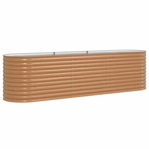 Повдигнато легло Кафяво 320 x 80 x 81 cm Стомана