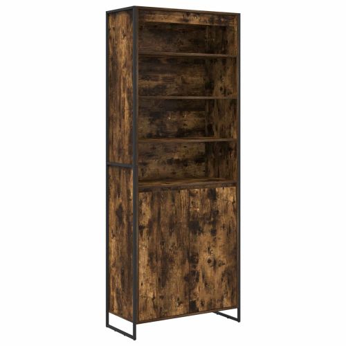 Високи шкафове Димящ дъб 79 x 36 x 200 см Инженерна дървесина