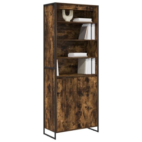 Високи шкафове Димящ дъб 79 x 36 x 200 см Инженерна дървесина