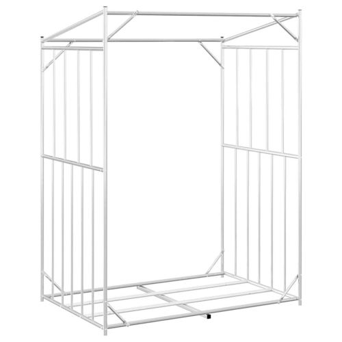 vidaxL Стойка за дърва за огрев с дъждобран, 150x100x200 см