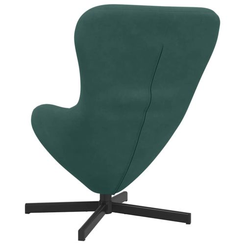 Стол яйце Тъмен зелен 63 x 73 x 90 см Кадифе