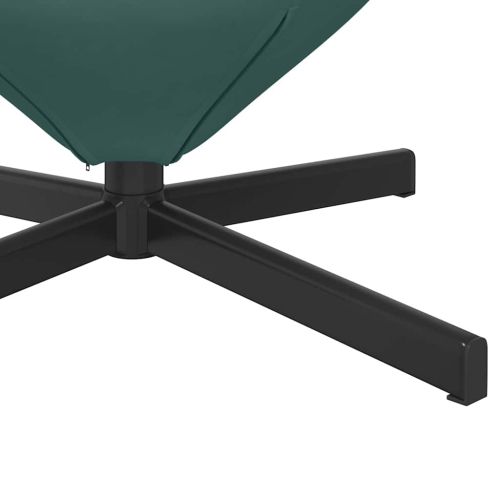 Стол яйце Тъмен зелен 63 x 73 x 90 см Кадифе