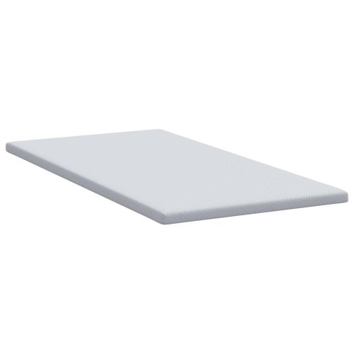 Топер за матрак от мемори пяна 90 x 200 cm Thick Меко Бяло