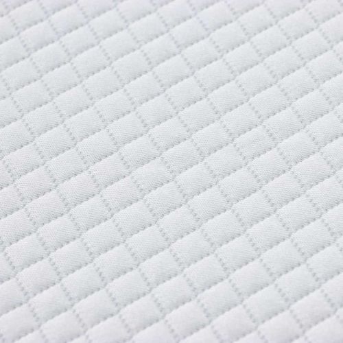 Топер за матрак от мемори пяна 90 x 200 cm Thick Меко Бяло