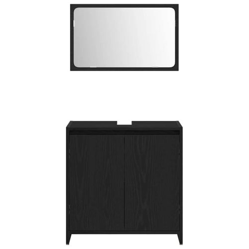 Шкаф за баня Черния дъб 60 x 33 x 60 см Инженерна дървесина