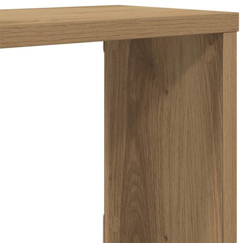 Стенни кубични рафтове, 2 бр, дъб артизан, 60x15x23 см