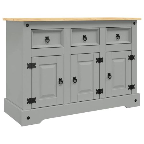Бюфет Corona сив 112x43x78 см мексикански бор масив