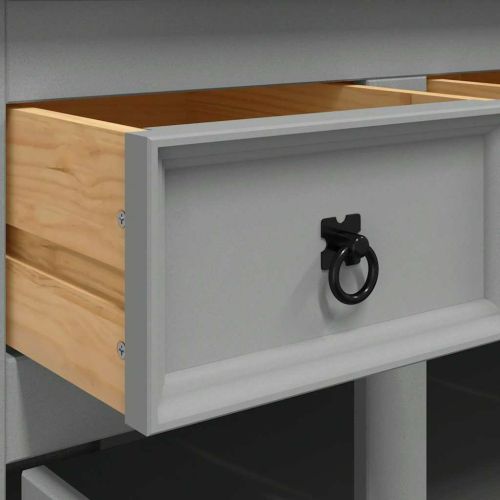 Бюфет Corona сив 112x43x78 см мексикански бор масив