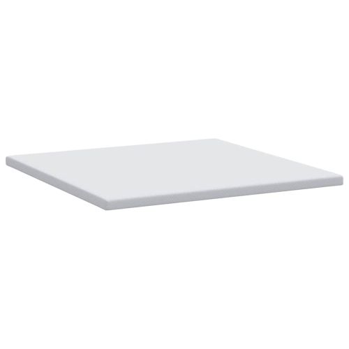 Топер за матрак от мемори пяна 200 x 200 x 5 см Thick Меко Бяло
