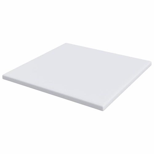 Топер за матрак от мемори пяна 200 x 200 x 5 см Thick Меко Бяло