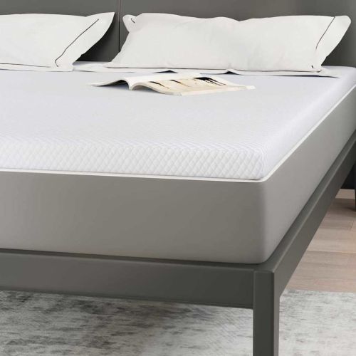 Топер за матрак от мемори пяна 200 x 200 x 5 см Thick Меко Бяло