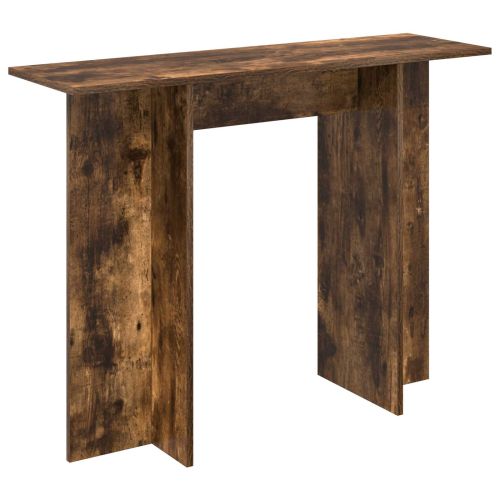Конзолна маса Пушена Дъб 100 x 30 x 75 см Инженерна дървесина