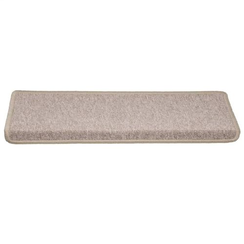Изтривалки за стълби, 30 бр., 65x21x4 см, бежови, правоъгълни, кант