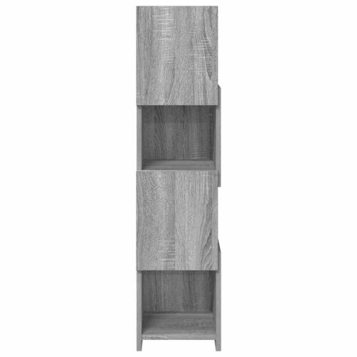 Ъглов шкаф 25,5x25x102см Инженерна дървесина Сив Сонома