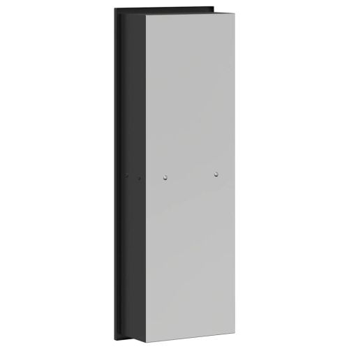 Нишата за душ Черно 60 x 20 x 9,5 см Неръждаема стомана