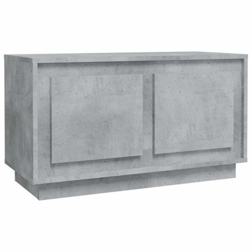 ТB шкаф, сив, 80x35x45 см, инженерно дърво